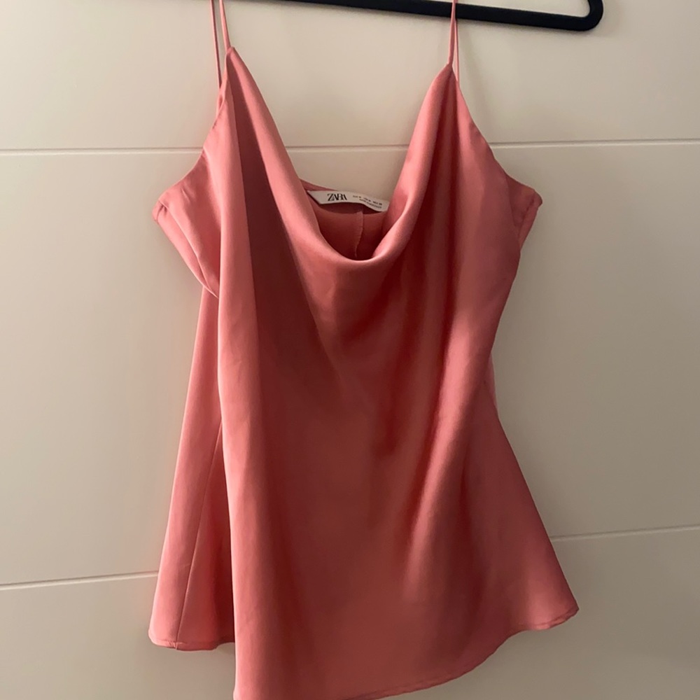 Zara silk top